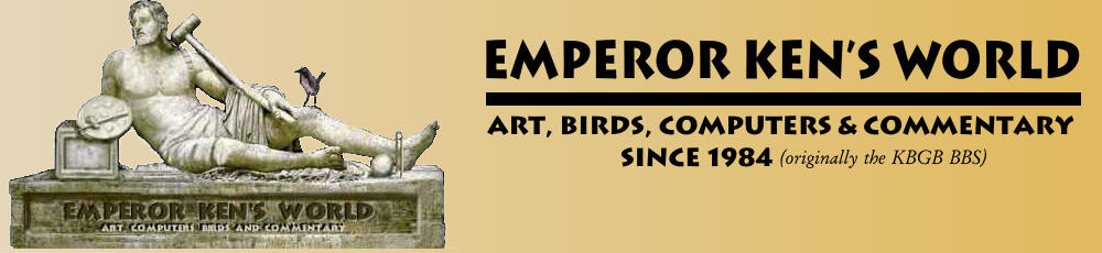 Emperor Ken's World: Art, Computers and Birds
