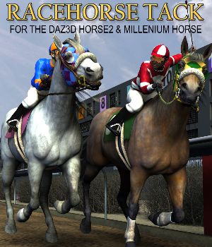 Racehorse Tack for DAZ Horse2 & Millenium Horse