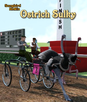 Ostrich Sulky